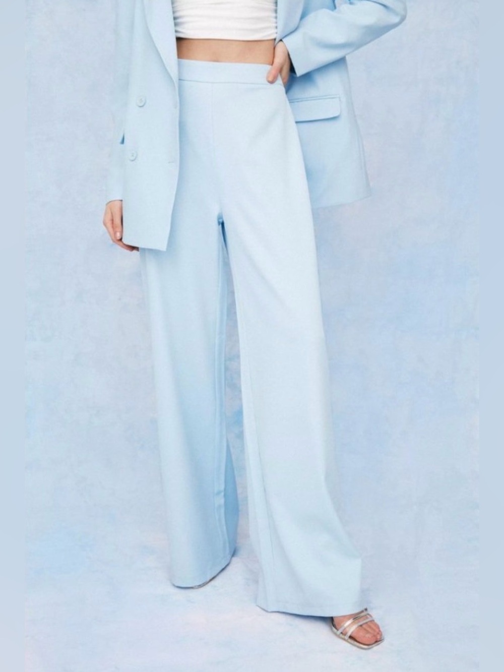 NWT Nasty Gal High Waisted Wide Leg Pants - Size 10